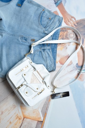 MASSIMO C. - BIAŁA TOREBKA - MOTYW RAMONESKI