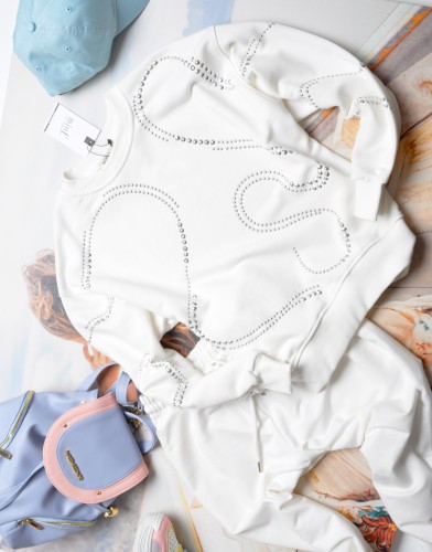 MINT - BIAŁA BLUZA  - ESY FLORESY