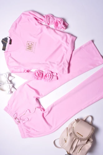 MASSIMO C. - RÓŻOWY DRES Z CYRKONIAMI