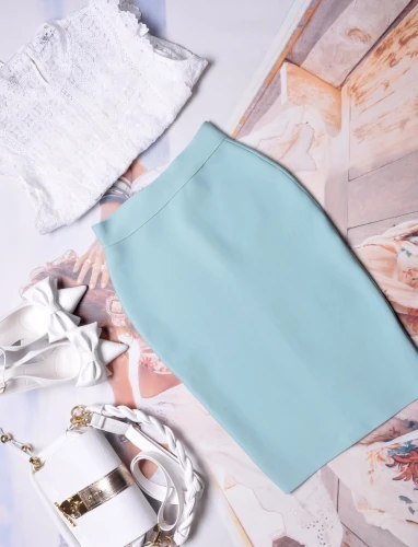 BANDAŻOWA MIĘTOWA SPÓDNICA