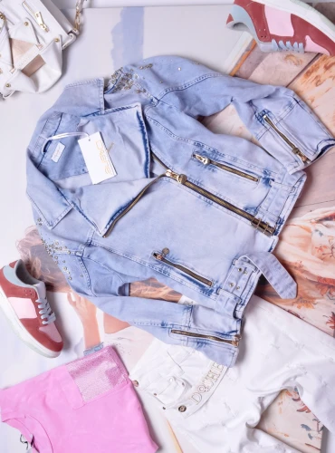 DI'SHE - JEANSOWA KURTKA - RAMONESKA