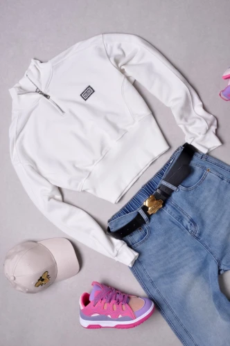 SKAZA! MINT - KRÓTKA BIAŁA BLUZA - ŚCIĄGACZE - ZAMECZEK