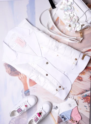 EZE - BIAŁA KAMIZELKA - PODWÓJNE ZAPIĘCIE