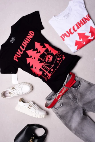 PUCCIHINO - CZARNA BLUZKA - BIWAK