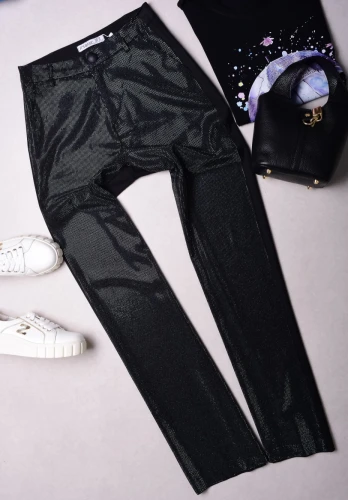 IT'S BASIC - ELEGANCKIE CYRKONIOWE SPODNIE