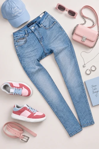 PUCCIHINO - KLASYCZNE JEANSY BOYFRIEND - CYRKONIE